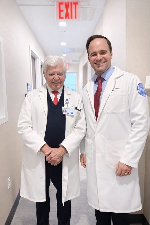 Dr. Andrew Harris with Dr. Thomas P. Sculco at Hospital for Special Surgery